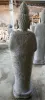  Product image 4 of the product “Standing Buddha with floral carving, Abudaya position. 54 x 36 x 176cm. Natural stone (river stone), stonemasonry ”