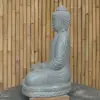  Product image 4 of the product “Seated Buddha made of Riverstone in Dhyana position - gesture of meditation, H. 80cm. ”