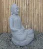  Product image 4 of the product “Seated Buddha made of Riverstone in Dhyana position - gesture of meditation, H. 81cm. ”
