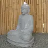  Product image 4 of the product “Seated Buddha made of Riverstone in Dhyana position - gesture of meditation, H. 80cm. ”