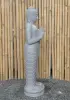  Product image 4 of the product “Standing Buddha made of Riverstone, position Namaskara , H. 120cm. ”