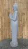  Product image 4 of the product “Standing Buddha made of Riverstone, position Namaskara , H. 149cm. ”