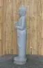  Product image 4 of the product “Standing Buddha made of Riverstone in Dharmachakra position - gesture of wheel of the teaching of Dharma. About 151cm height ”