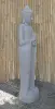  Product image 4 of the product “Standing Buddha made of Riverstone in Dharmachakra position - gesture of wheel of the teaching of Dharma. About 180cm height. ”