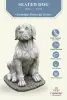  Product image 5 of the product “Henry - Dog, sitting 66cm H | cast stone ”