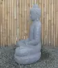  Product image 5 of the product “Seated Buddha made of Riverstone in Dhyana position - gesture of meditation, H. 81cm. ”