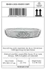  Product image 6 of the product “Bandung - Bowl with lotus motive, single flower, Ø 50 cm | cast stone ”