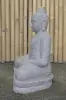  Product image 6 of the product “Seated Buddha made of Riverstone in Dhyana position - gesture of meditation, H.62 cm, natural. ”