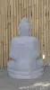  Product image 6 of the product “Seated Buddha made of Riverstone in Bhumisparsha - gesture of touching the earth. 83cm height. ”