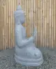  Product image 6 of the product “Seated Buddha made of Riverstone in Abhaya Position - gesture of fearlessness, H. 83cm. ”