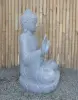  Product image 6 of the product “Seated Buddha made of Riverstone in Abhaya Position - gesture of fearlessness, H. 83cm. ”