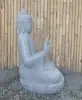  Product image 6 of the product “Seated Buddha made of Riverstone in Abhaya Position - gesture of fearlessness, H. 83cm. ”