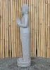  Product image 6 of the product “Standing Buddha made of Riverstone, position Namaskara , H. 120cm. ”