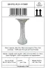  Product image 7 of the product “Merapi - pedestal, tapered, smooth, Ø 28cm, 70cm H | cast stone ”