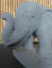 Product image 7 of the product “Standing elephant made of Riverstone about 45cm length ”