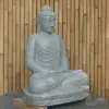  Product image 7 of the product “Seated Buddha made of Riverstone in Dhyana position - gesture of meditation, H. 80cm. ”