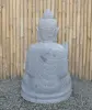  Product image 7 of the product “Seated Buddha made of Riverstone in Abhaya Position - gesture of fearlessness, H. 83cm. ”
