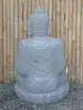  Product image 7 of the product “Seated Buddha made of Riverstone in Abhaya Position - gesture of fearlessness, H. 83cm. ”