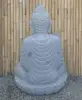  Product image 7 of the product “Seated Buddha made of Riverstone in Abhaya Position - gesture of fearlessness, H.100 cm, natural. ”