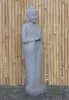  Product image 7 of the product “Standing Buddha made of Riverstone, position Namaskara , H. 118cm. ”