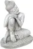  Product image 8 of the product “Vivit - Buddha relax - right knee is up, 44 cm H | cast stone ”