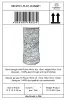  Product image 8 of the product “Batur - Straight pedestal with flower motif, Ø 15cm, 45cm H | cast stone ”