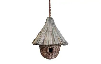  Product image 1 of the product “Birdhouse, waterhyazinthm Straw, Cocosrope S 20x20x28 cm ”