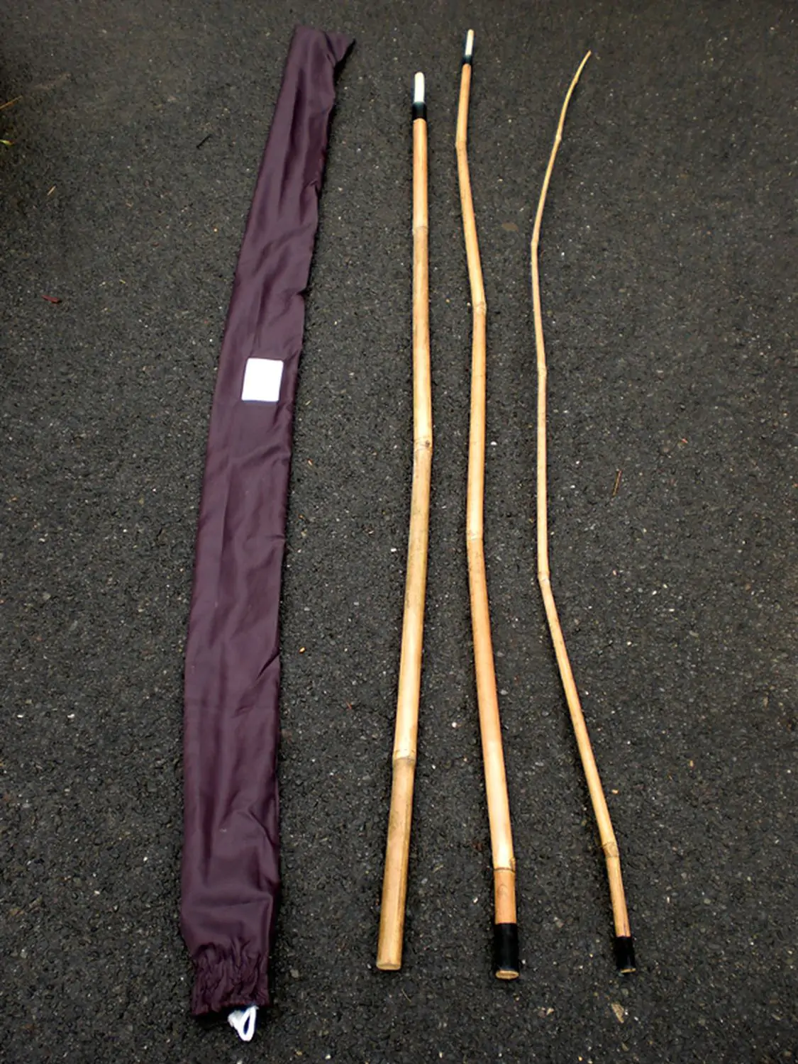  Product image 1 of the product “Bamboo stick for Bali Flag, 450cm Plug-in system in satin pouch ”