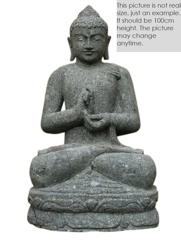  Product image 1 of the product “Seated Buddha, 100cm high, antique finish ”