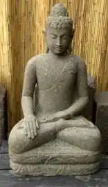  Product image 1 of the product “Seated Buddha, in the sizes from 45cm to 200cm, Natural finish ”