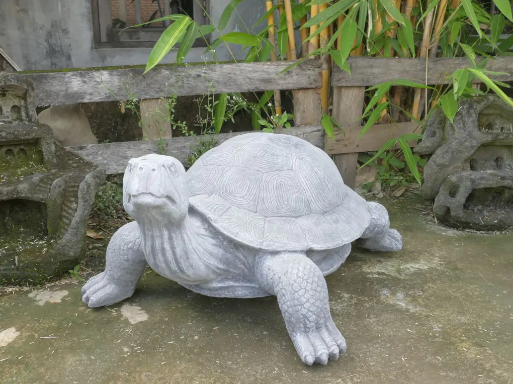  Product image 1 of the product “Winston - Big Turtle, 85 cm Length | cast stone ”