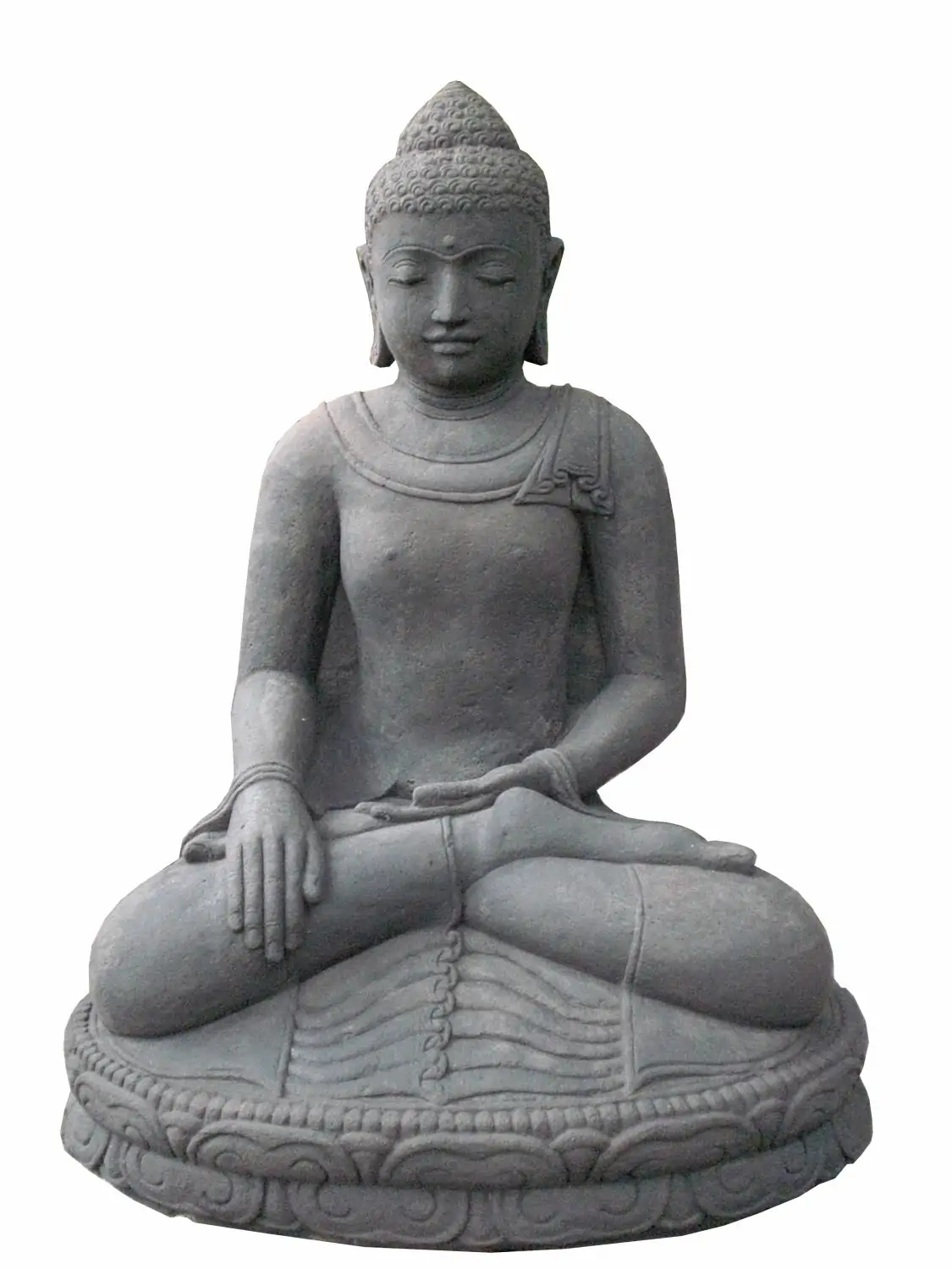  Product image 1 of the product “Buddha Japan,sitting, cast stone, 80cm height ”