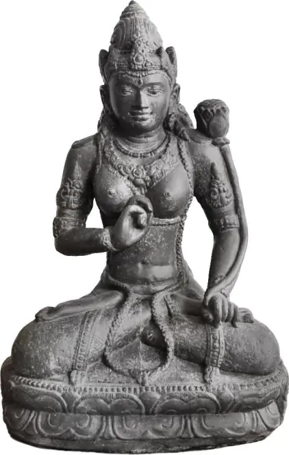  Product image 1 of the product “Sitting Dewi Tara, 72cm height, Antique finish and Antique finish light ”