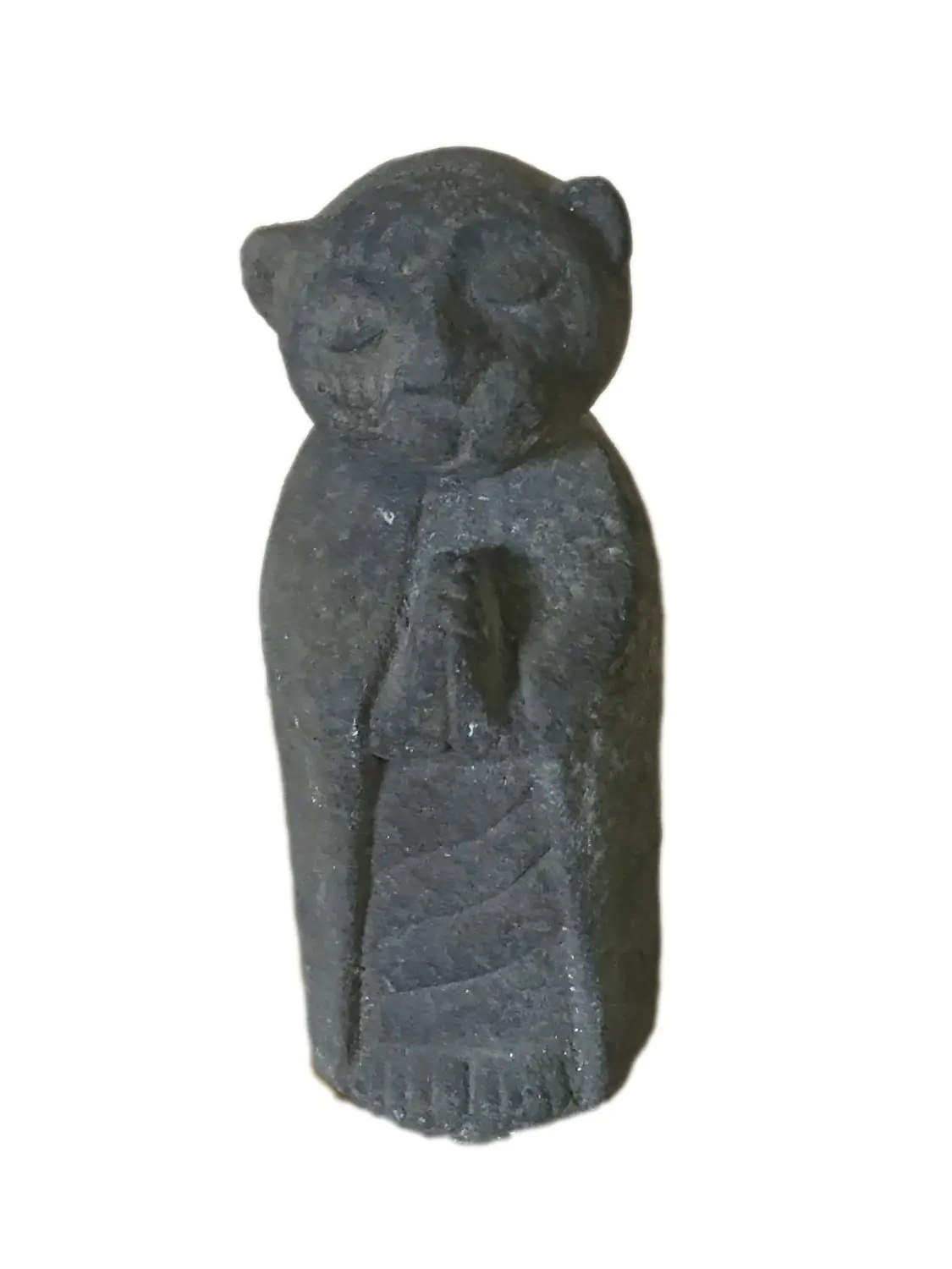  Product image 1 of the product “Standing cat monk rather slim. The height is 20cm. dyed in the color antique finish ”