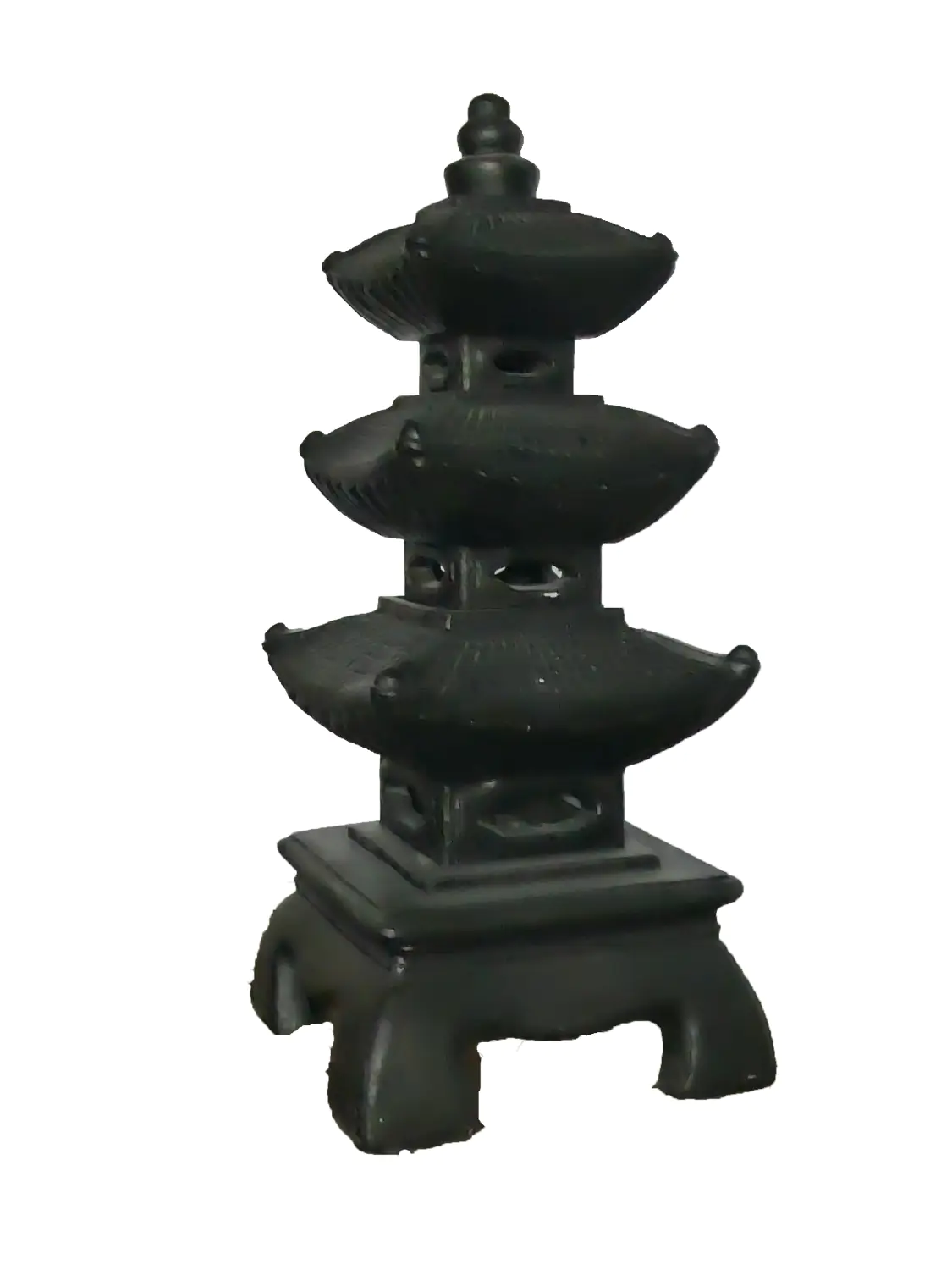  Product image 1 of the product “Japanese lantern, pagoda style. 125 cm high. Painted in the color antique finish ”