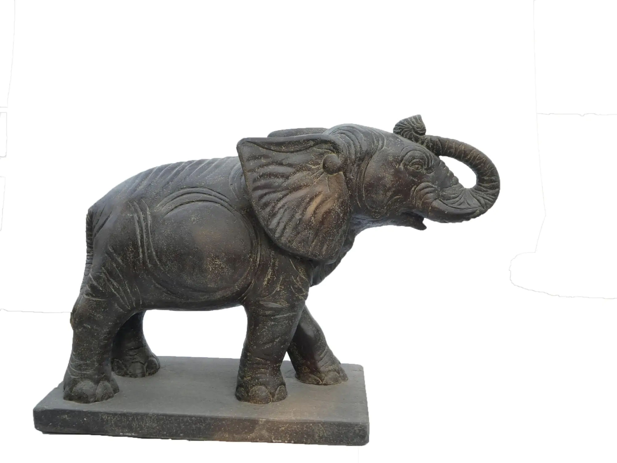  Product image 1 of the product “Standing Elephant on base as water feature. 107cm length ”