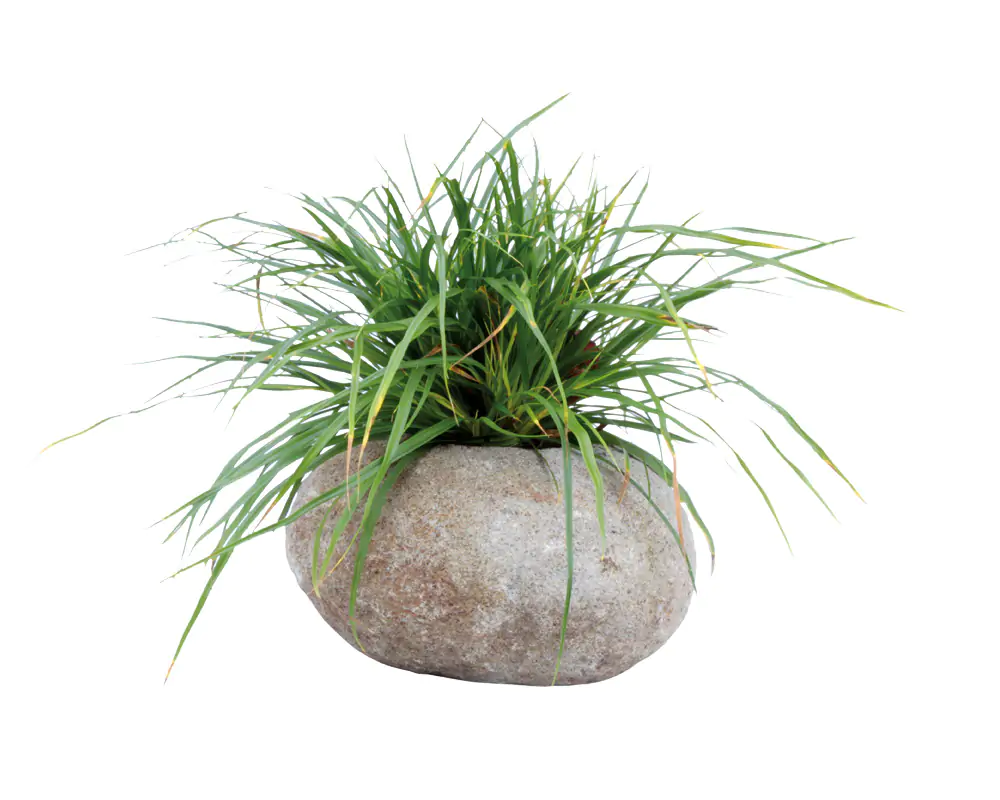  Product image 1 of the product “Round Planter made from Riverstone. In the sizes from S to XL ”