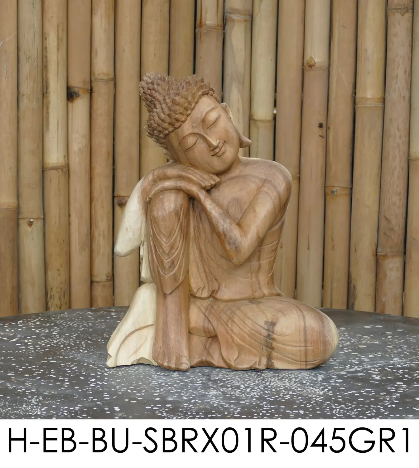  Product image 10 of the product “Vivit - Buddha relax - right knee is up, 44 cm H | cast stone ”