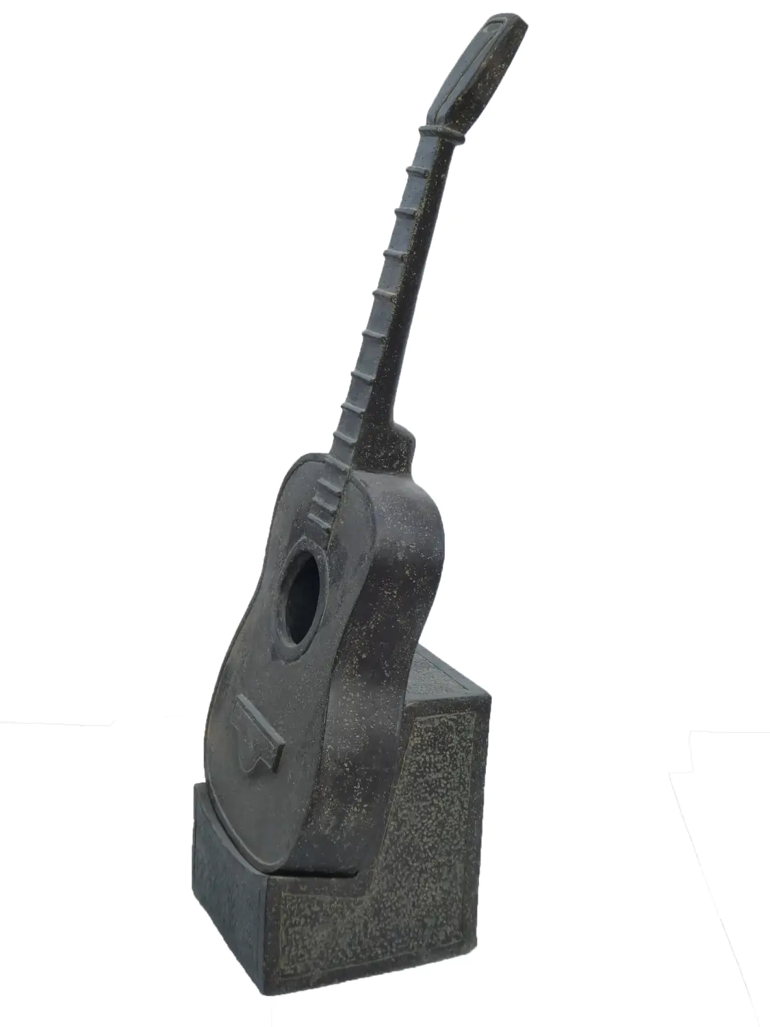  Product image 2 of the product “Guitar with stand made of cast stone, 140 cm high ”