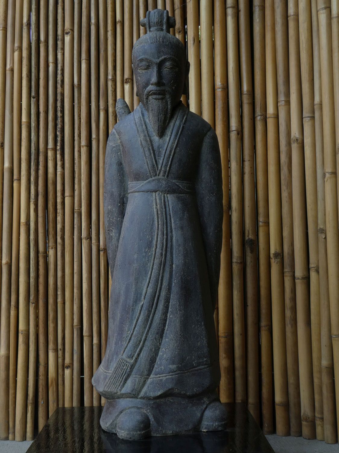  Product image 2 of the product “Standing Samurai with sword on the back. 125cm height. ”