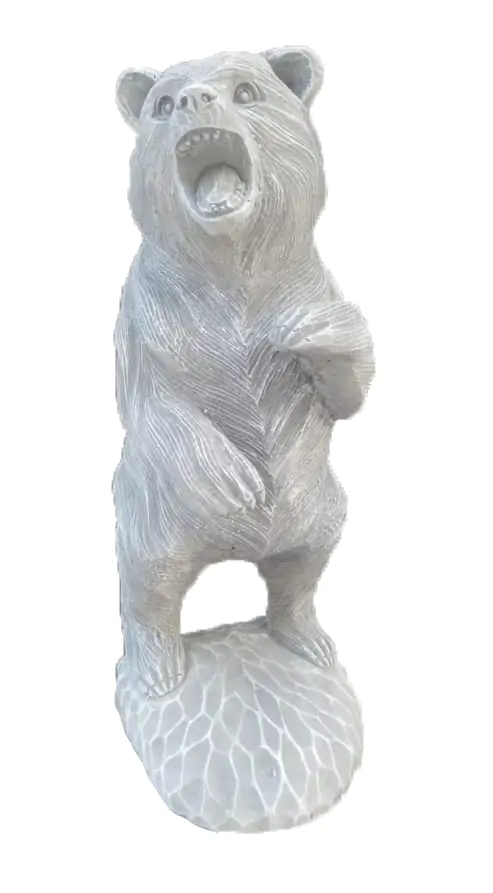  Product image 3 of the product “Standing Bear on 2 legs, 41 cm Height | cast stone ”