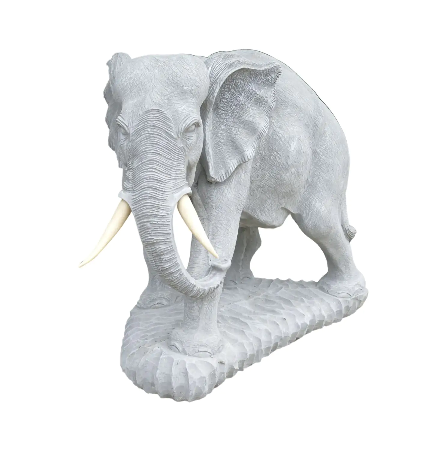  Product image 3 of the product “Rajah - Elephant, looking to the left, 66 cm L | cast stone ”