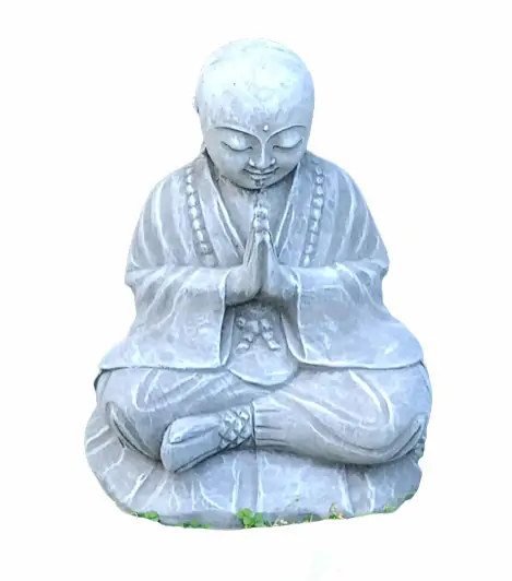  Product image 3 of the product “Rokesh - Sitting praying Monk, 33cm H | cast stone ”