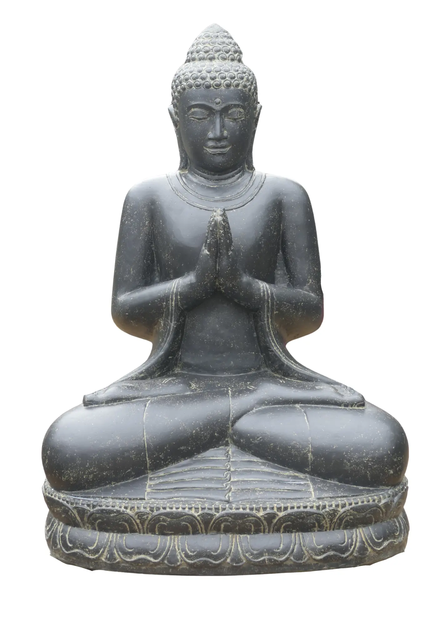  Product image 3 of the product “Buddha sitting, cast stone, 175cm height, lightweight ”