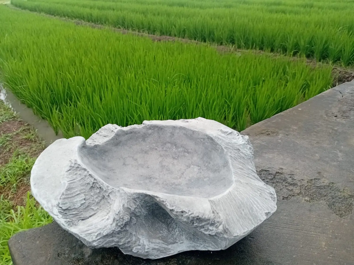  Product image 4 of the product “Nature's Touch cast stone bowl, 33 cm Length ”