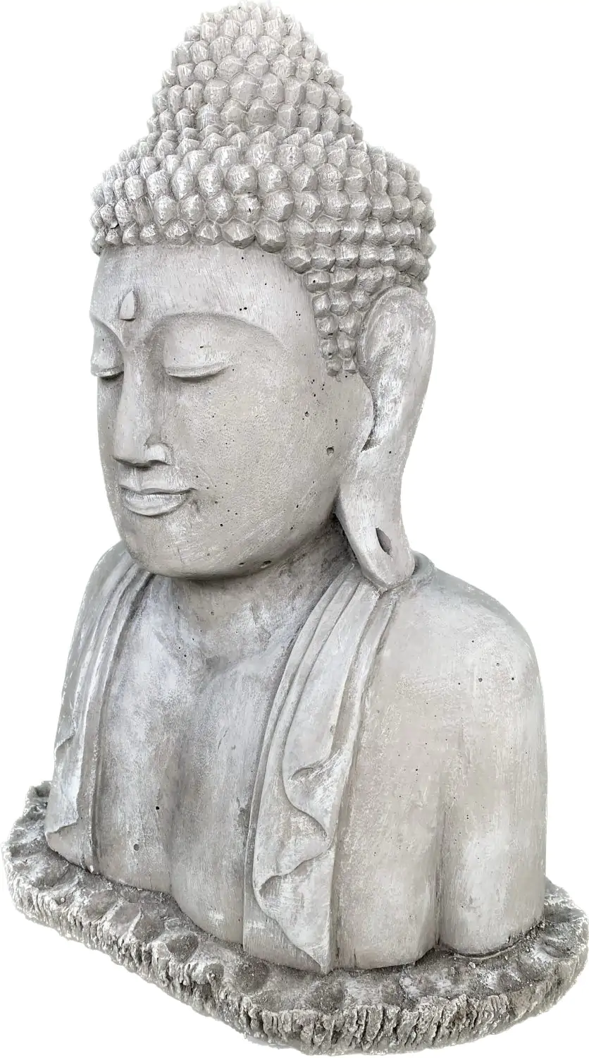  Product image 4 of the product “Naufal - Buddha bust 52 cm H | cast stone ”
