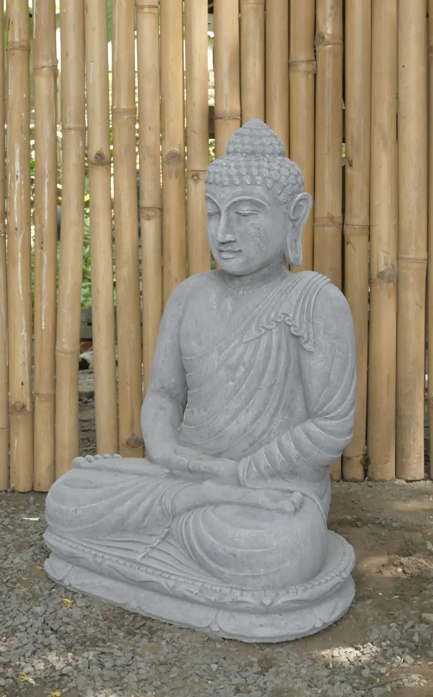  Product image 4 of the product “Ravi - Seated Buddha Meditation, 65cm - cast stone ”