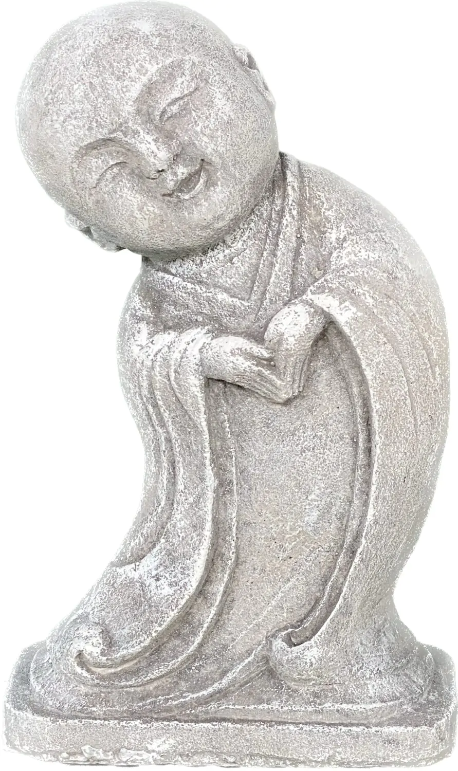  Product image 4 of the product “Ming - Monk, standing, bent sideways 24 cm H | cast stone ”
