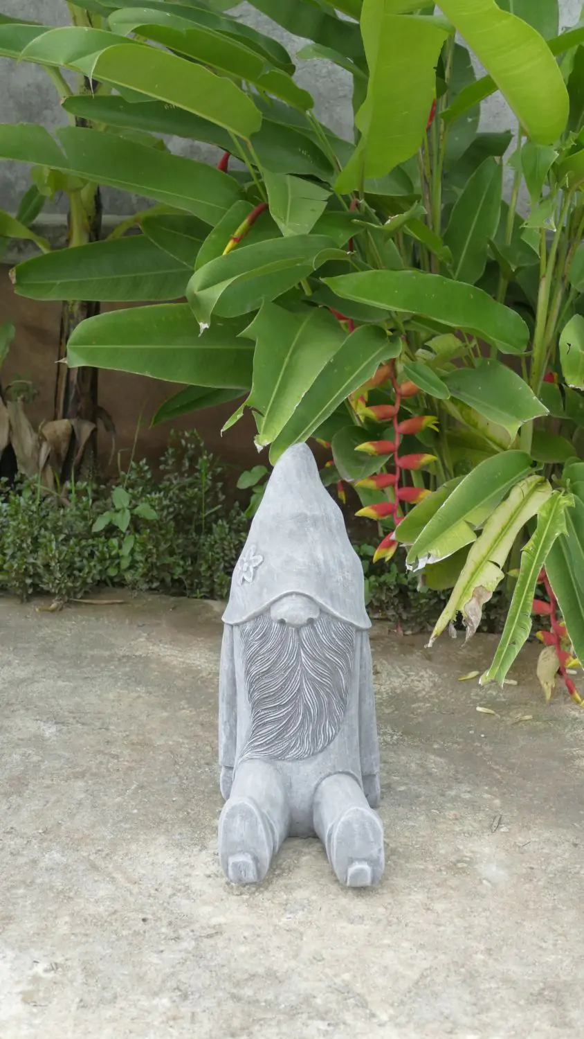  Product image 4 of the product “Klaus - Sitting Wizard, 41cm H | cast stone ”