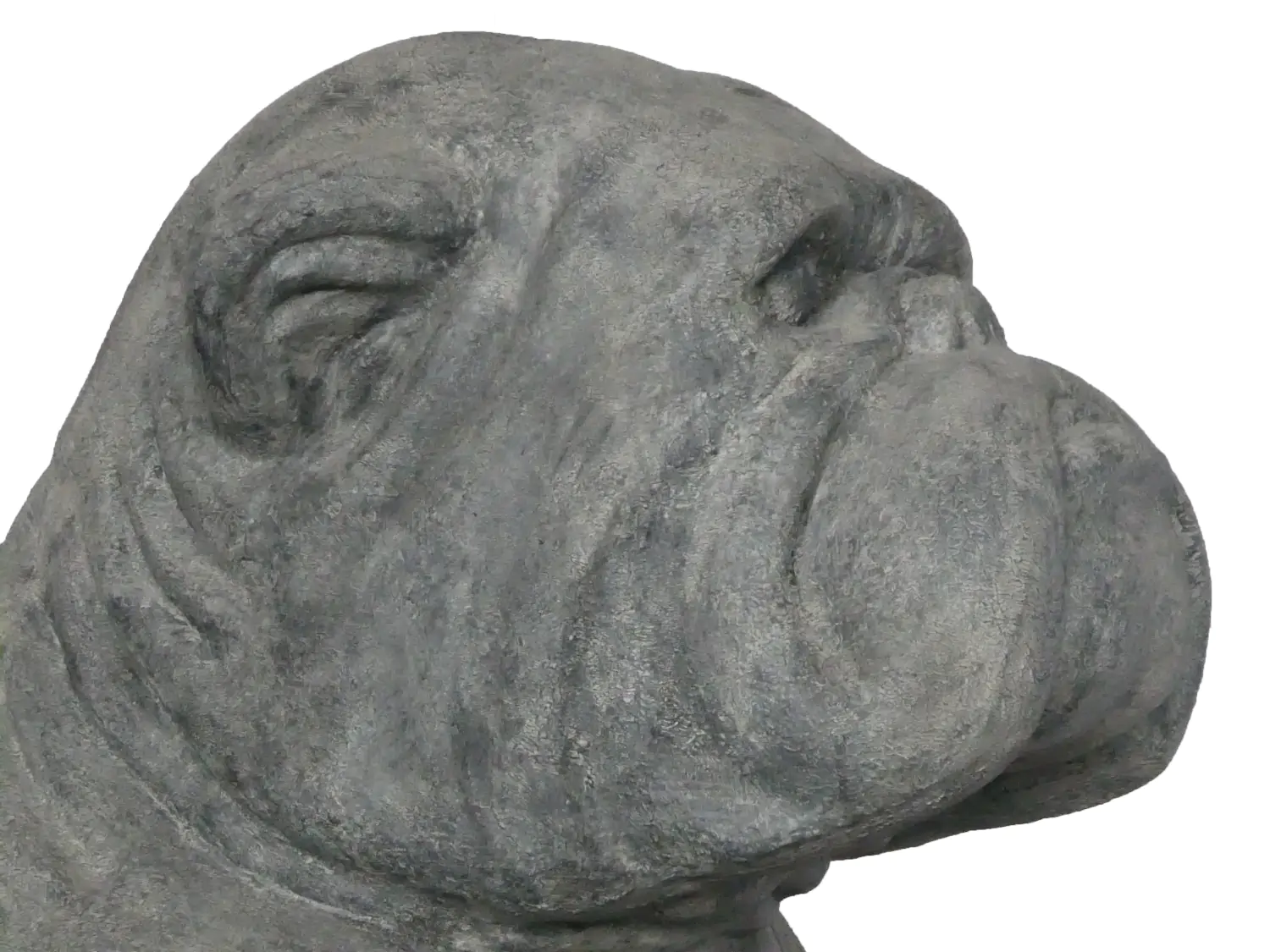  Product image 4 of the product “Seated giant Bulldog, 115cm height.  Made from fibre cement ”